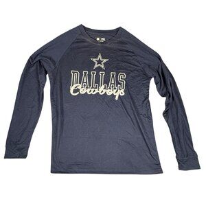 Dallas Cowboys Women’s Long Sleeve Shirt NFL Team Apparel Women’s Sleepwear XS